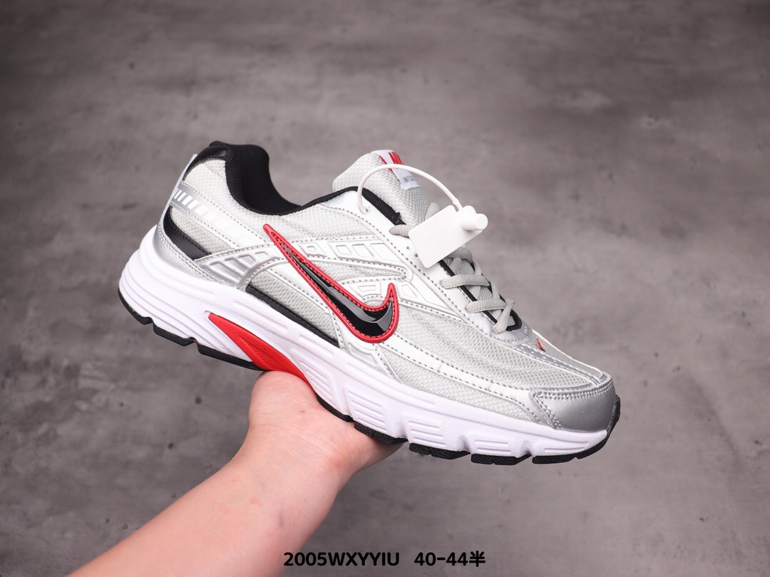 2020 Men Nike Initiator Running Shoes White Silver Black Red